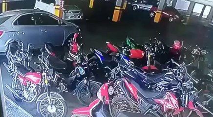 Incendio de motocicletas en Ñemby