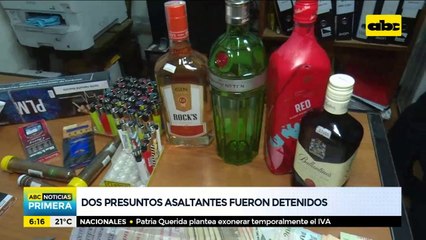 Dos asaltantes de Biggie fueron detenidos