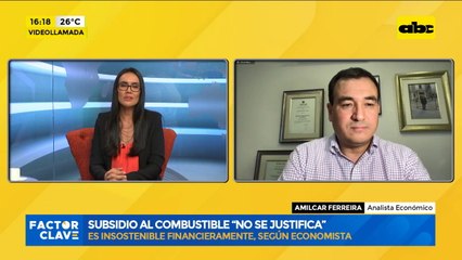 Es insostenible el subsidio a los combustibles, según analista