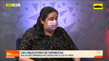 Posibilidad de derogar la ley que establece el uso obligatorio del tapabocas