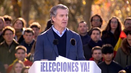 Alberto Núñez Feijóo pide a Vox que abandonen la “pinza” con el PSOE