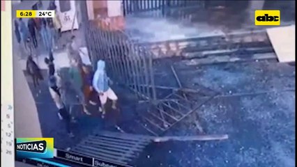 Campesinos se refugiaron en estación de Ferrocarril