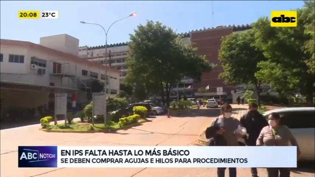 Hasta agujas e hilos faltan en IPS