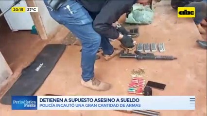 Detuvieron a supuesto sicario en Capitán Bado