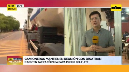Gremios de Camioneros mantienen reunión con DINATRAN