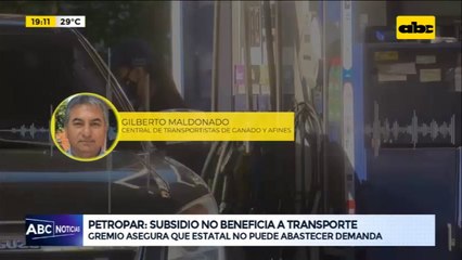 Gremio de transportistas de ganado sobre subsidio