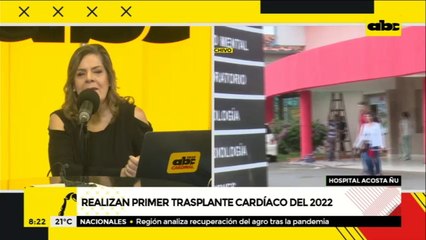 Realizan el primer trasplante cardiaco del 2022 en el Acosta Ñu