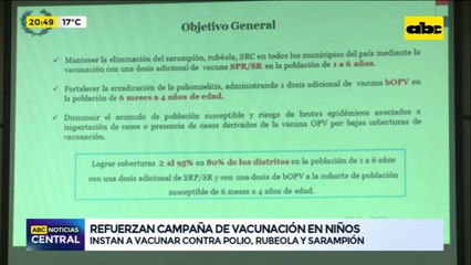 Insisten en campaña contra la rubéola y el sarampión