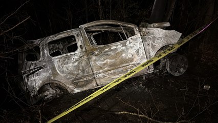 Karabük’te feci kaza! Ağaca çarpan aracın sürücüsü yanarak hayatını kaybetti