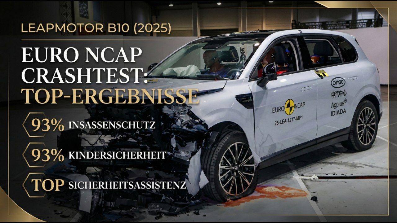 Crashsicher und clever? Leapmotor B10 im Euro NCAP Test 2025