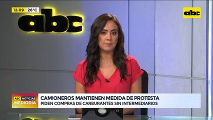 Camioneros mantienen medida de protesta