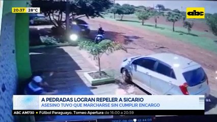 Hombre se defiende con pedradas de ataque de sicario en Pedro Juan