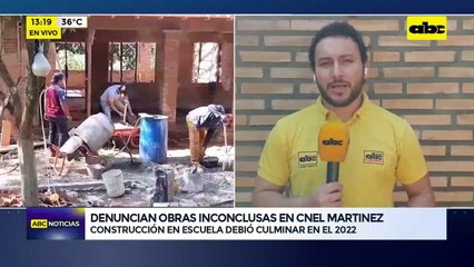 Video: denuncian obras inconclusas en Coronel Martínez