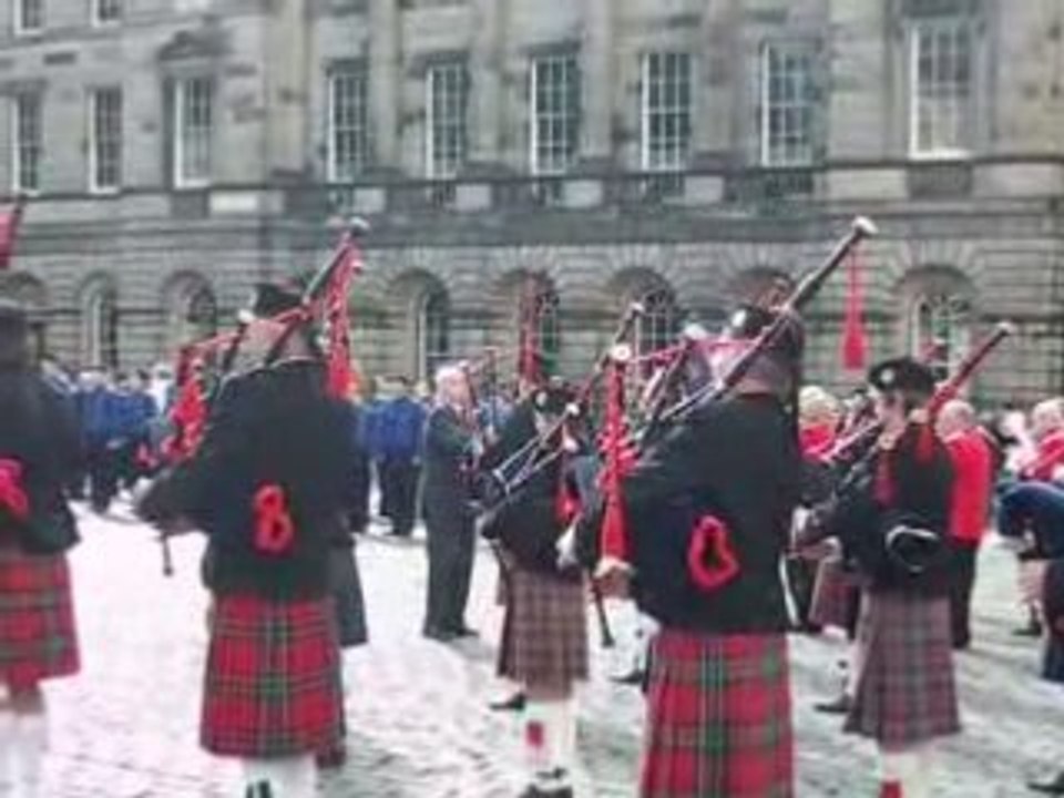 Cérémonie royal à Edinburgh