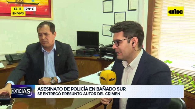 Asesinato de policía en Bañado Sur: se entregó adolescente, supuesto autor del crimen