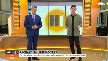 Los Gestos Racistas De Un Hincha De Olimpia A Los Fanáticos De Fluminense
