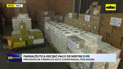 Video: Farmacéutica recibió pago de MSPYBS e IPS