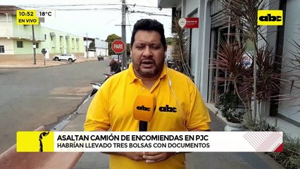 Video: Asaltan camión transportador de encomiendas en PJC