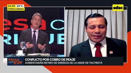 Conflicto por cobro de peaje: aumentaran retiro de energía de la Ande de Yacyretá