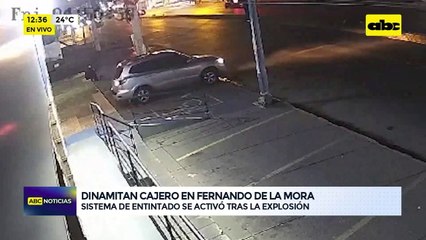 Video: dinamitan cajero automático en Fernando de la Mora
