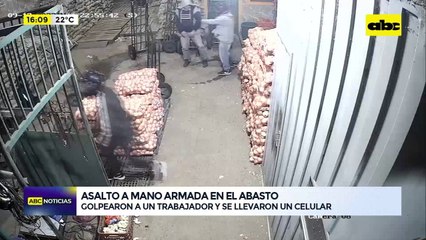 Video: asalto a mano armada en el mercado de Abasto