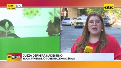 Jueza debe definir situación de Hugo Javier González