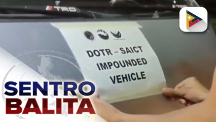 24 na mga colorum na sasakyan, nahuli sa mga operasyon ng DOTr SAICT nitong Nobyembre
