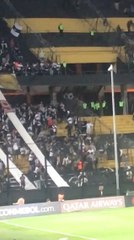 La pelea entre hinchas de Olimpia en Montevideo
