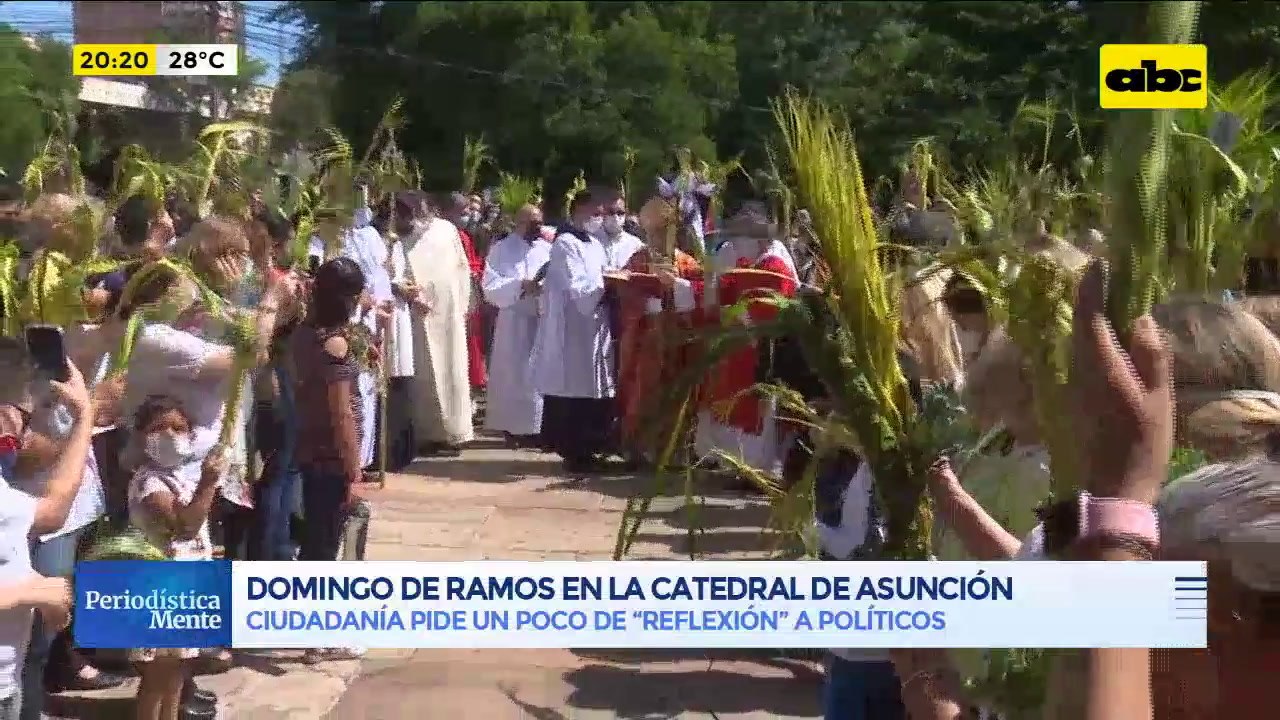 Celebración de Domingo de Ramos en la Catedral