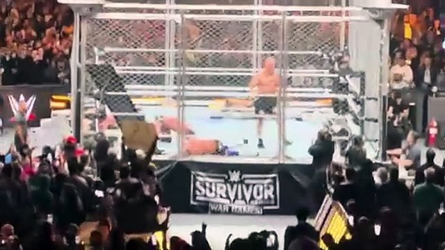 Brock Lesnar Enters WarGames, Destroys Everyone - WWE Survivor Series 11/29/25