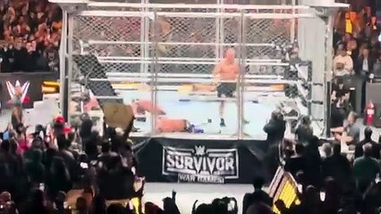 Brock Lesnar Enters WarGames, Destroys Everyone - WWE Survivor Series 11/29/25