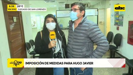 Imposición de medidas para el colorado cartista Hugo Javier González