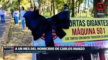 Uruapan honra la memoria de Carlos Manzo con homenaje y misa a un mes de su homicidio