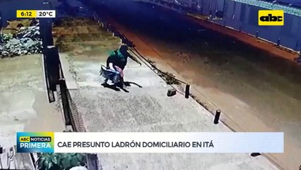 Cae presunto ladrón domiciliario en Itá