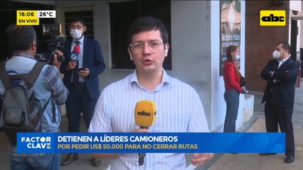 Detienen a líderes camioneros