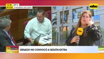 Senado no convocó a sesión extraordinaria