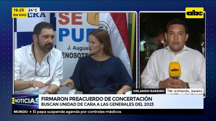 Partidos de la oposición firmaron preacuerdo de concertación con miras a las generales del 2023