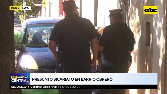 Presunto sicariato en barrio obrero: Dos personas asesinaron a un hombre a plena luz del día