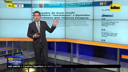 Embajador de Juan Guaidó descalificó “totalmente” a diputados venezolanos que visitaron Paraguay