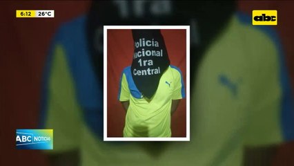 Un vendedor ambulante fue detenido como presunto autor