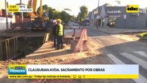 Clausuran Avda. Sacramento por obras