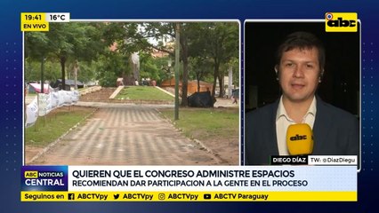 Plantean proyecto para que el Congreso administre espacios públicos