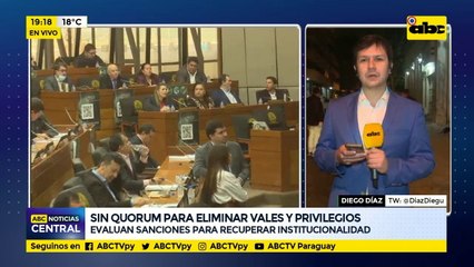 Diputados dejaron sin quorum para eliminar vales y privilegios