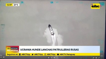 Ucrania hunde lanchas patrulleras rusas