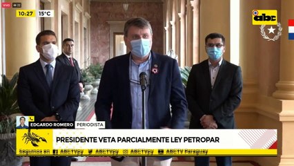 Mario Abdo veta parcialmente ley que permitía a Petropar “puentear” a Contrataciones