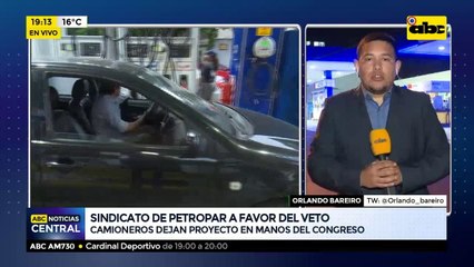 Sindicato de Petropar a favor del veto, por su parte camioneros dejan proyecto en manos del congreso