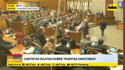 Cartistas dilatan proyecto de conflicto de intereses