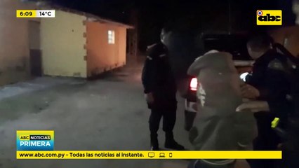 Encontrado en flagrancia con varios objetos