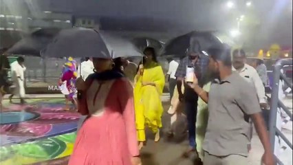 Allu Arjun Wife Allu Sneha Reddy Visuals @ Tirumala