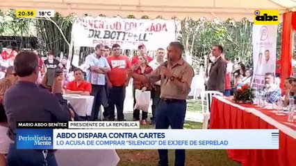 Mario Abdo defiende su candidatura